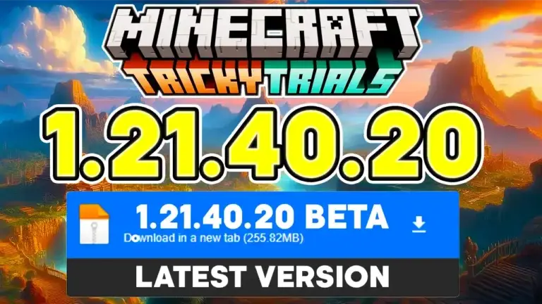 Minecraft 1.21.40.20 BETA APK